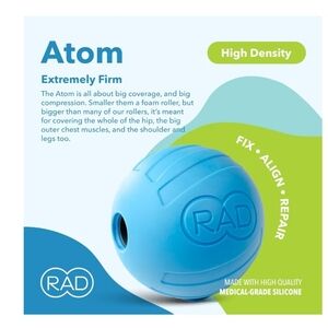 RAD Atom High Density Massage Ball - Blue